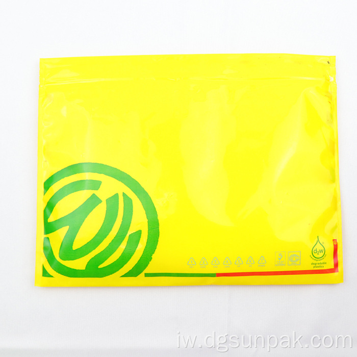 דיוור פלסטיק דיוור בועות פולי צהוב לבגדים